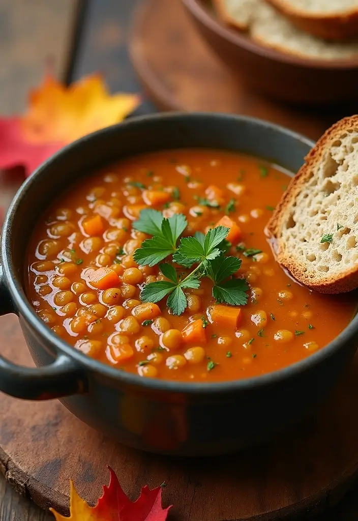 30 Autumn Soup Recipes Perfect for Cozy Nights - 3. Hearty Lentil Soup