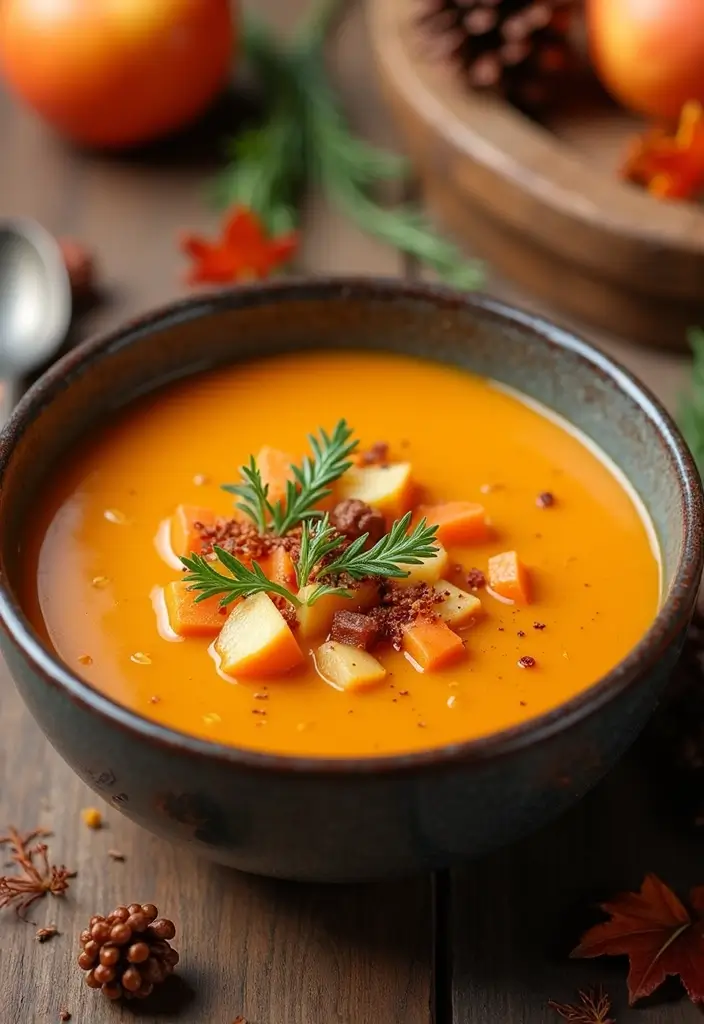 30 Autumn Soup Recipes Perfect for Cozy Nights - 6. Spiced Apple and Carrot Soup
