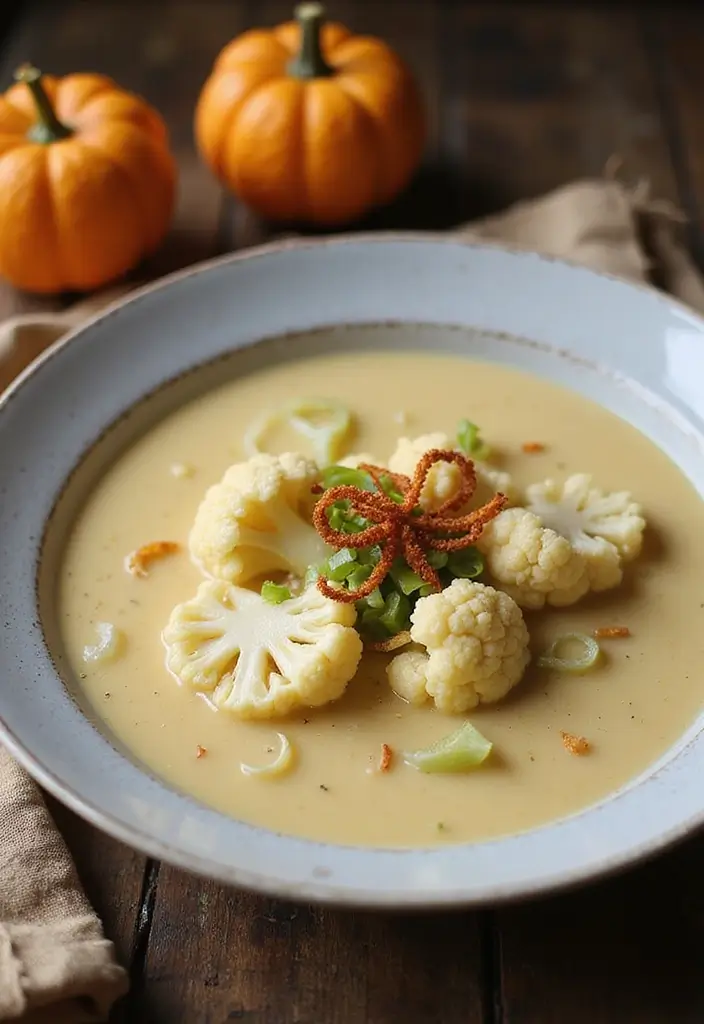 30 Autumn Soup Recipes Perfect for Cozy Nights - 8. Cauliflower and Leek Soup