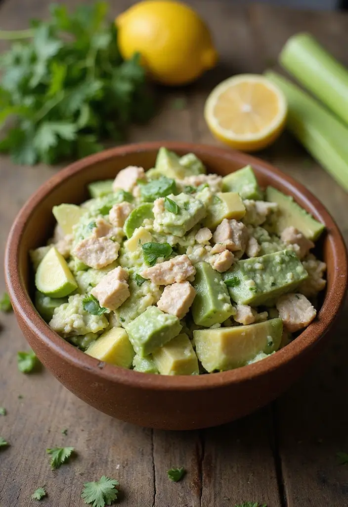 30 Avocado Salad Recipes That Are Creamy and Fresh - 20. Avocado and Tuna Salad