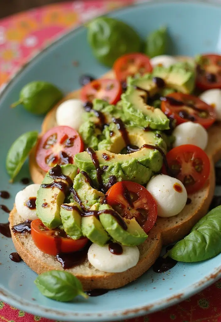 30 Avocado Salad Recipes That Are Creamy and Fresh - 27. Caprese Avocado Salad