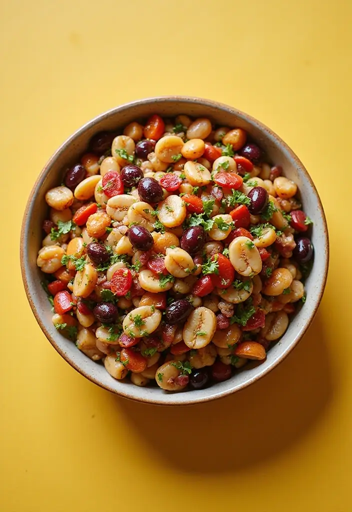 30 Bean Salad Recipes for Healthy Hearty Bowls - 17. Bean Salad with Nuts and Seeds