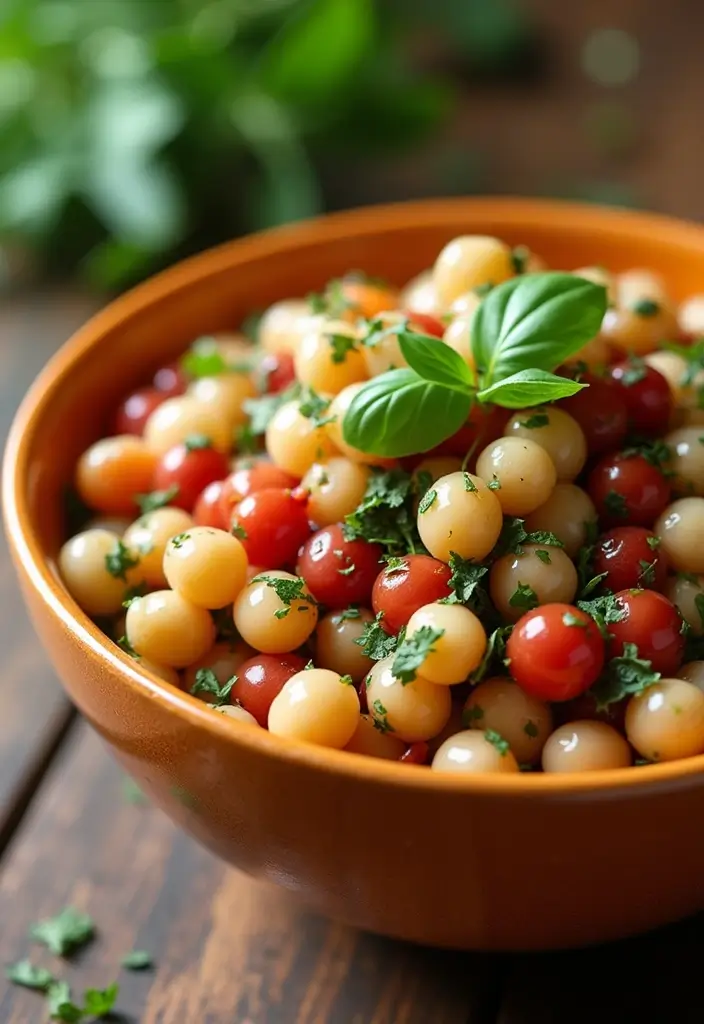 30 Bean Salad Recipes for Healthy Hearty Bowls - 29. Bean Salad with Garlic and Herbs