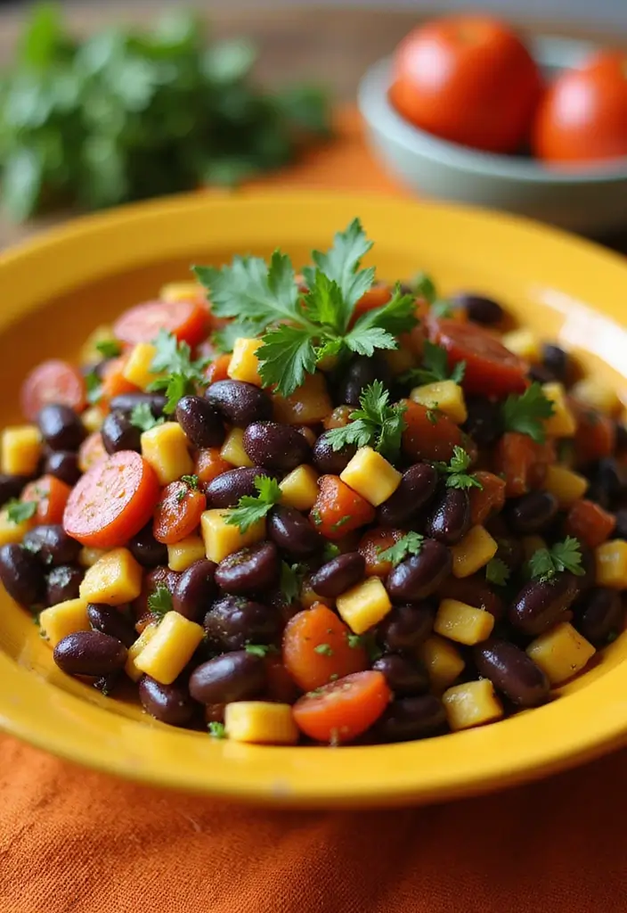 30 Bean Salad Recipes for Healthy Hearty Bowls - 5. Spicy Mexican Bean Salad