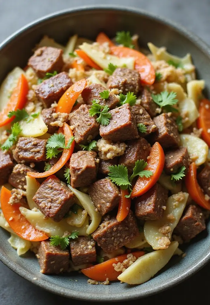30 Beef Salad Recipes That Are Hearty and Delicious - 14. Beef and Cabbage Salad