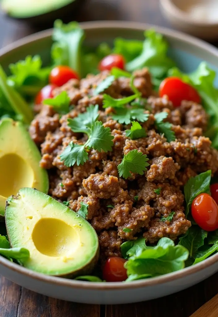 30 Beef Salad Recipes That Are Hearty and Delicious - 29. Beef and Avocado Salad