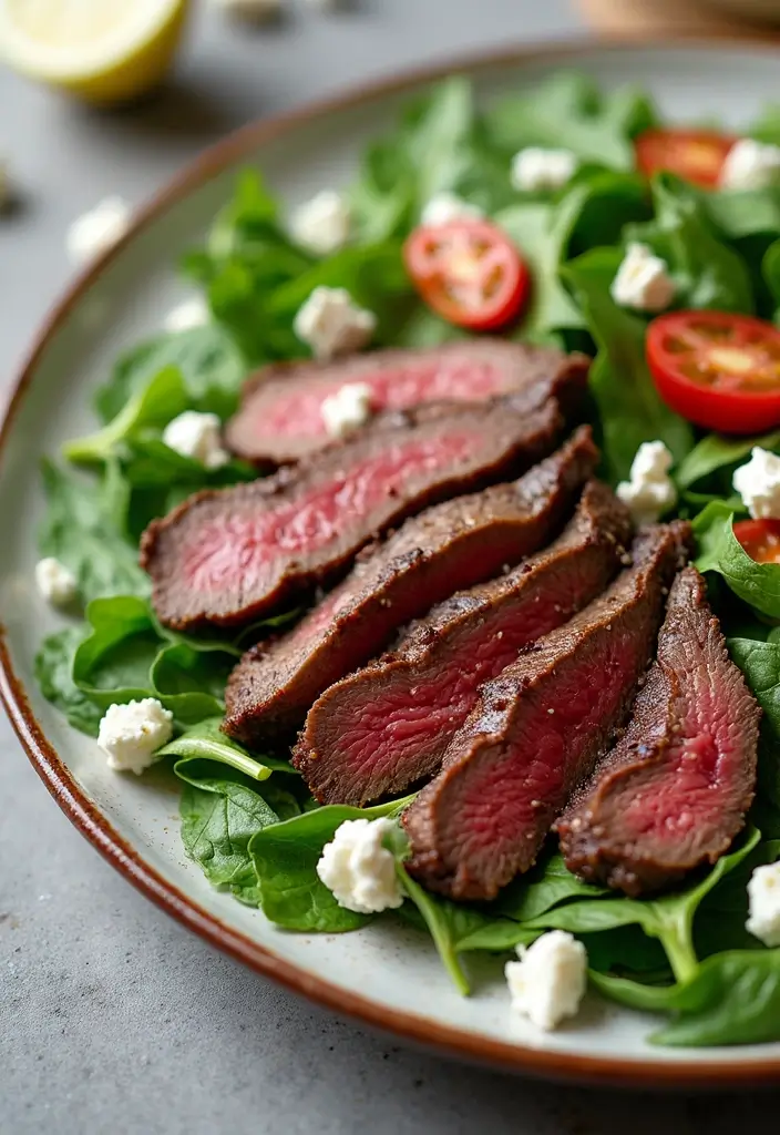 30 Beef Salad Recipes That Are Hearty and Delicious - 4. Mediterranean Beef Salad with Feta