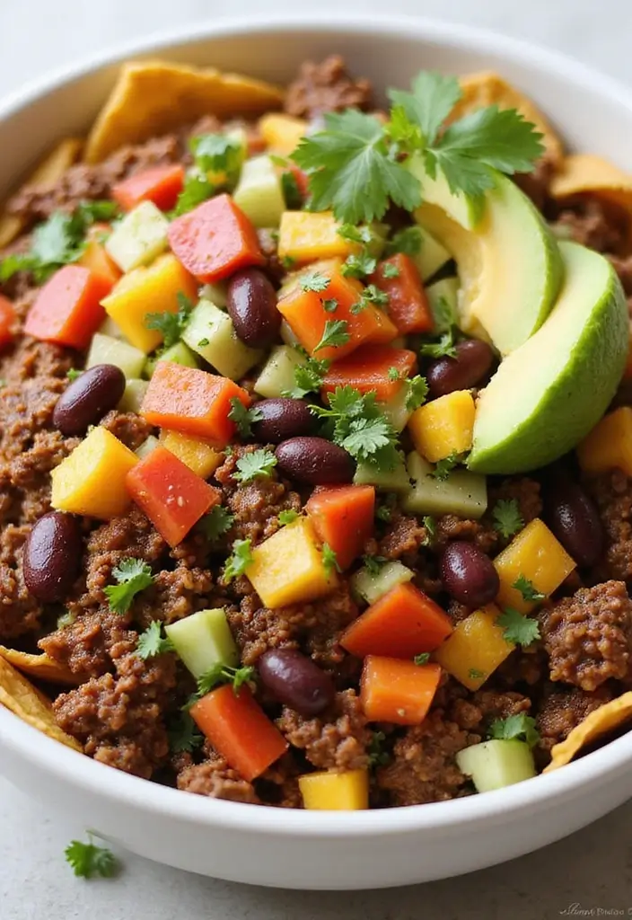 30 Beef Salad Recipes That Are Hearty and Delicious - 7. Beef Taco Salad