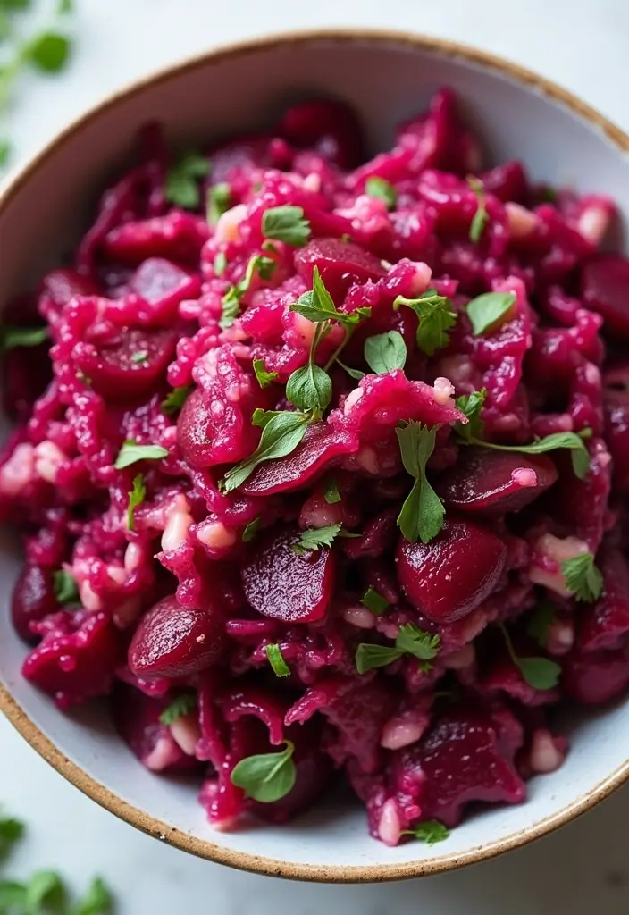 30 Beetroot Salad Recipes Full of Color and Flavor - 27. Beetroot and Cabbage Salad