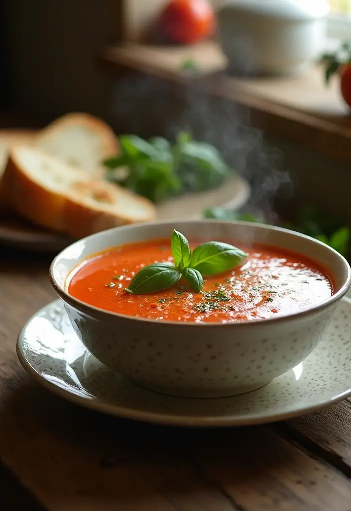 30 Best Soup Recipes Everyone Should Try Once - 1. Creamy Tomato Basil Soup