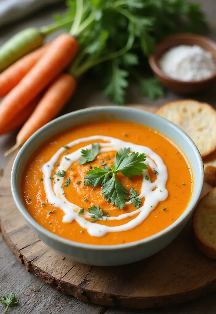 30 Best Soup Recipes Everyone Should Try Once - 12. Carrot Ginger Soup