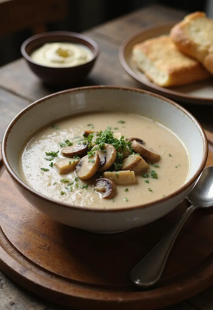 30 Best Soup Recipes Everyone Should Try Once - 14. Creamy Mushroom Soup