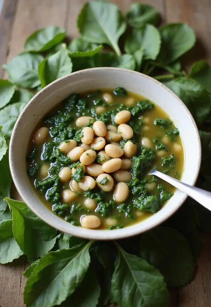 30 Best Soup Recipes Everyone Should Try Once - 16. Spinach and White Bean Soup