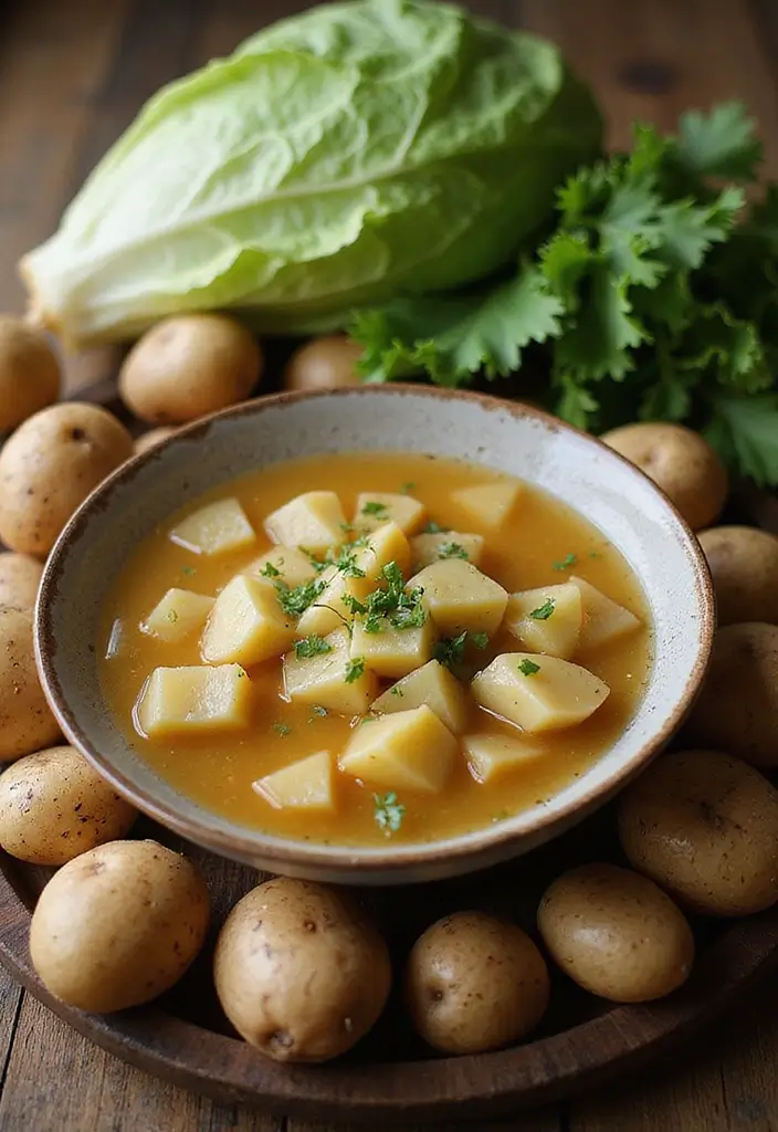 30 Best Soup Recipes Everyone Should Try Once - 19. Cabbage and Potato Soup