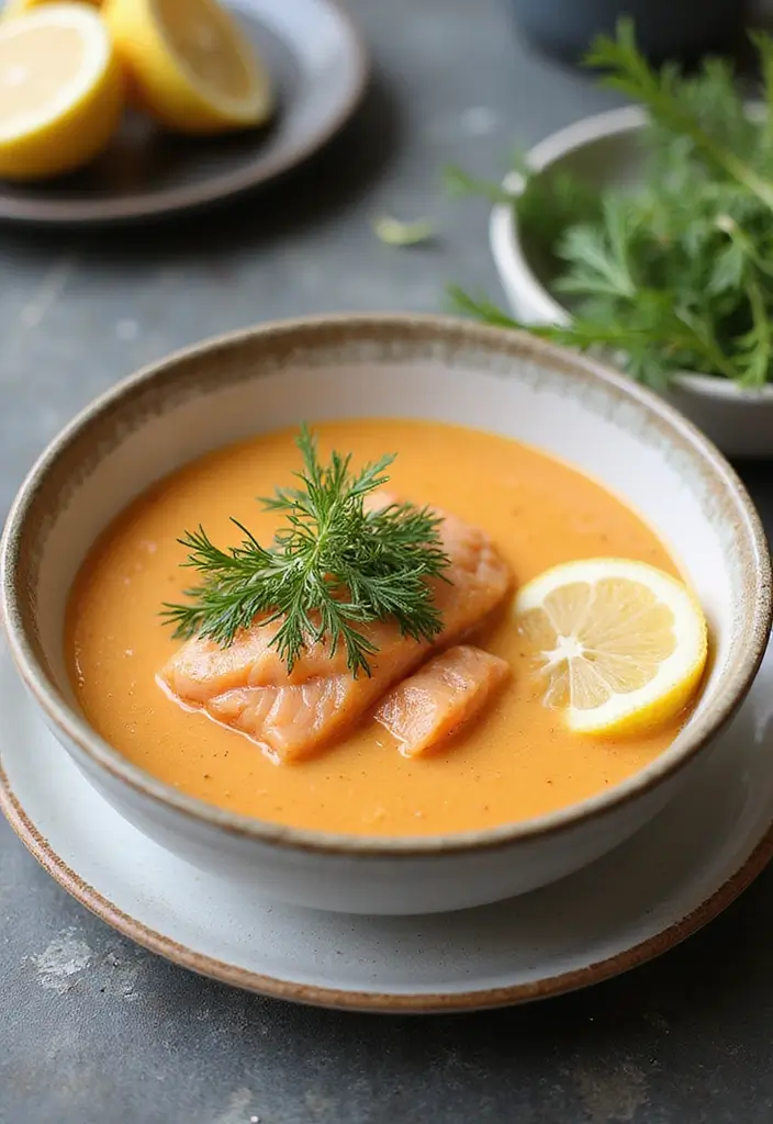 30 Bisque Soup Recipes That Feel Fancy Yet Easy - 26. Salmon Dill Bisque