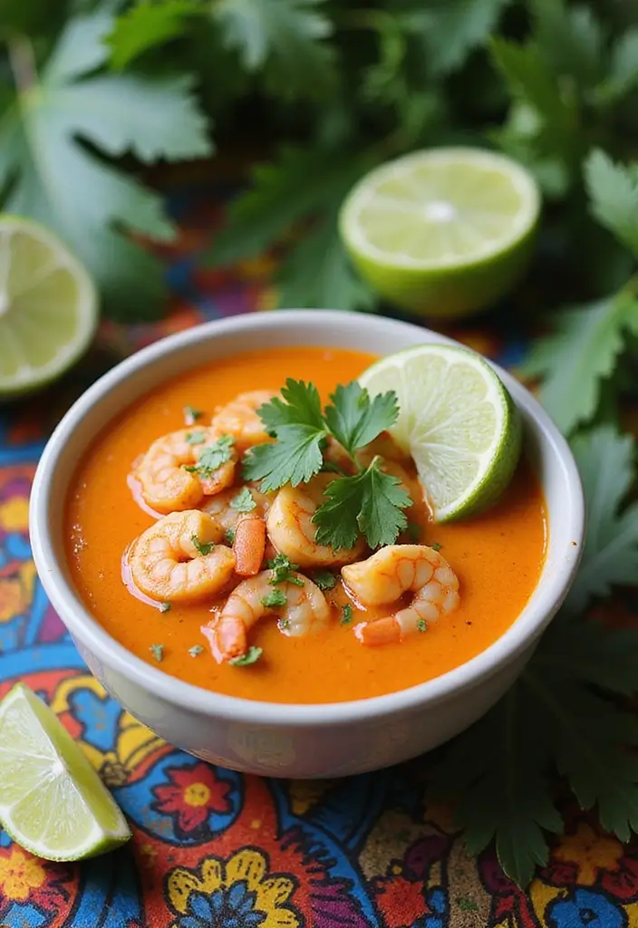 30 Bisque Soup Recipes That Feel Fancy Yet Easy - 4. Thai Coconut Shrimp Bisque