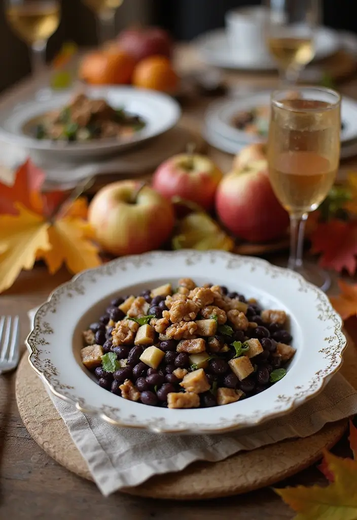 30 Black Bean Salad Recipes for a Protein-Packed Side - 14. Black Bean Salad with Apples and Walnuts
