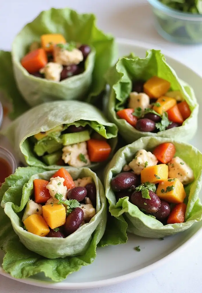 30 Black Bean Salad Recipes for a Protein-Packed Side - 18. Black Bean Salad Rolls