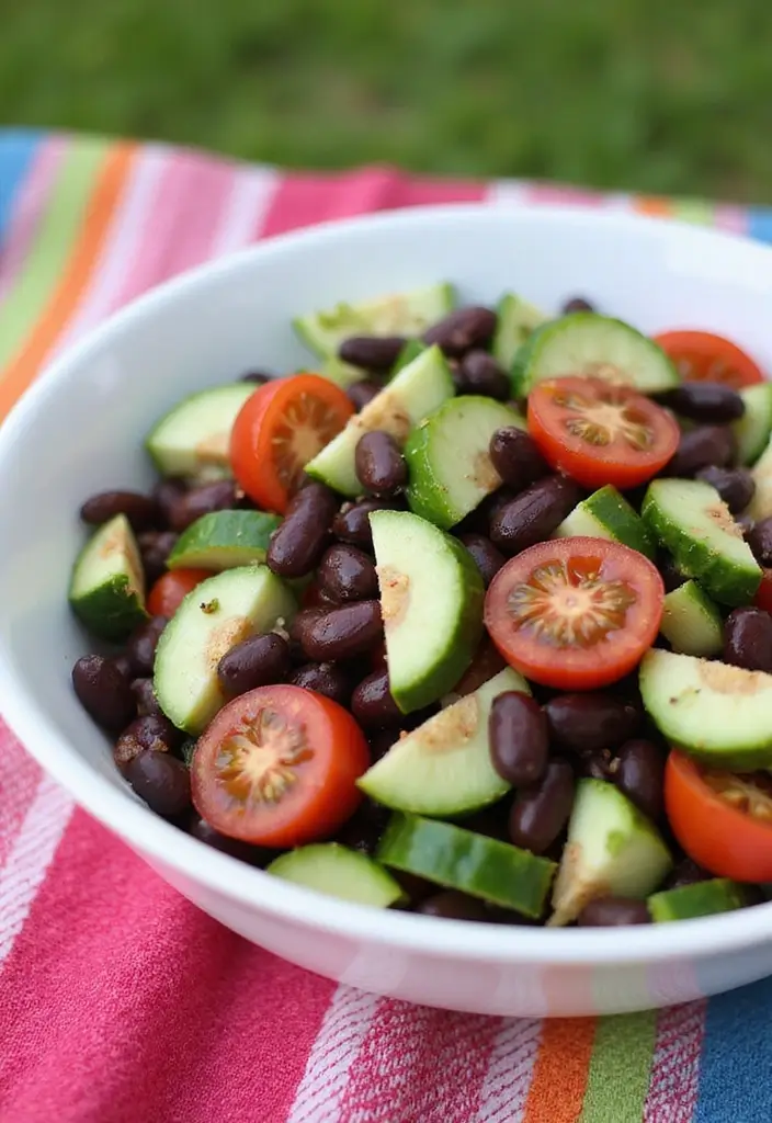 30 Black Bean Salad Recipes for a Protein-Packed Side - 6. Mediterranean Black Bean Salad
