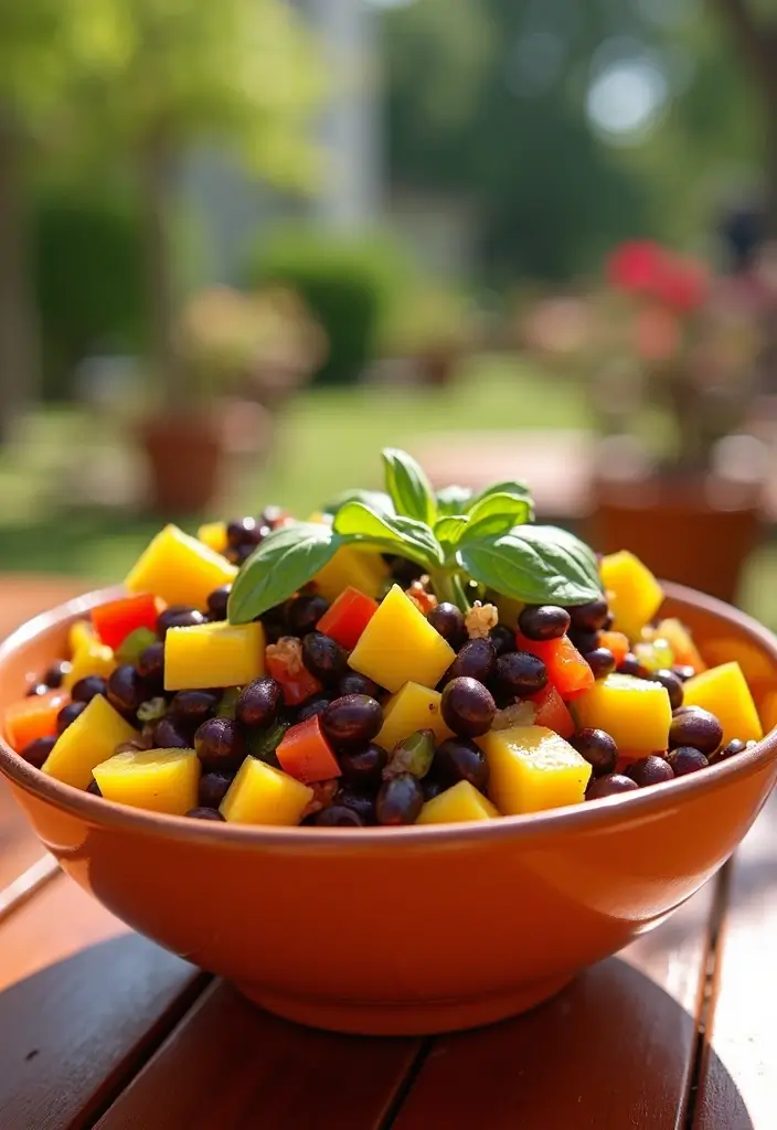 30 Black Bean Salad Recipes for a Protein-Packed Side - 7. Black Bean Mango Salad