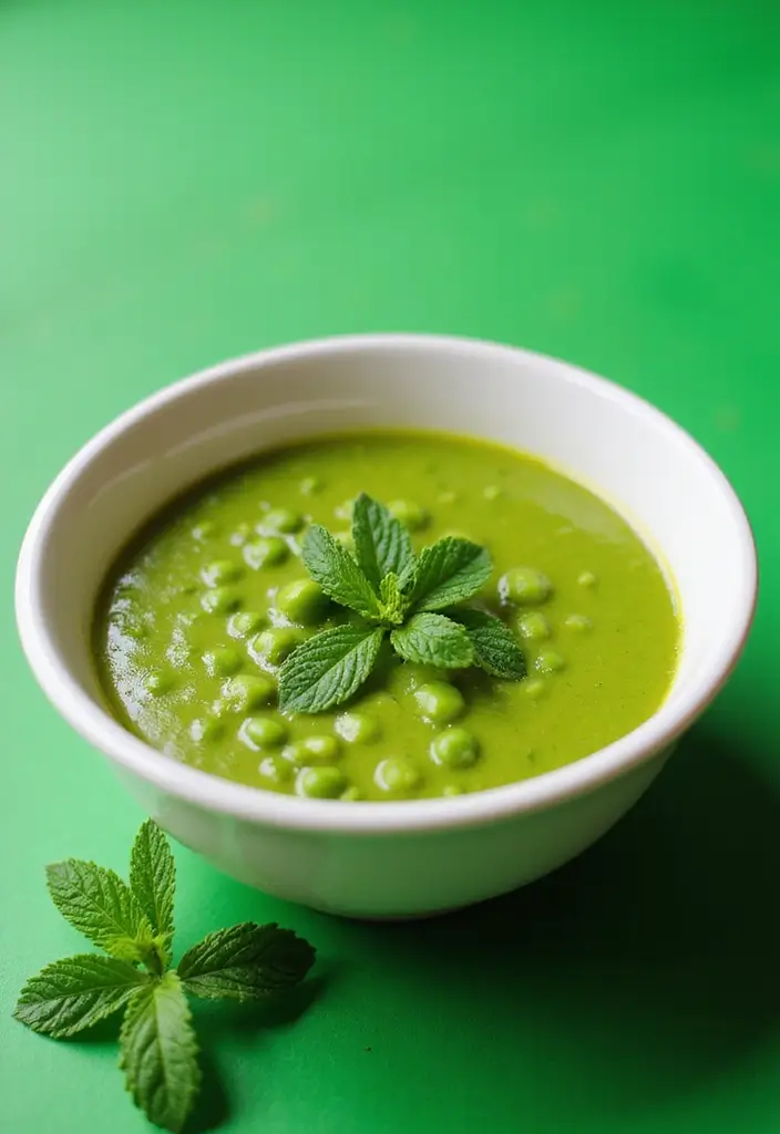 30 Blended Soup Recipes for Smooth Silky Comfort 62 30 Blended Soup Recipes for Smooth Silky Comfort - 10. Pea and Mint Soup