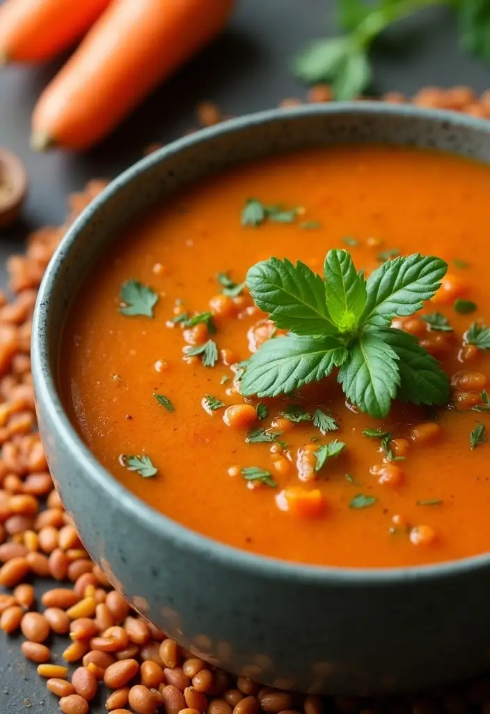 30 Blended Soup Recipes for Smooth Silky Comfort 123 30 Blended Soup Recipes for Smooth Silky Comfort - 19. Red Lentil and Carrot Soup