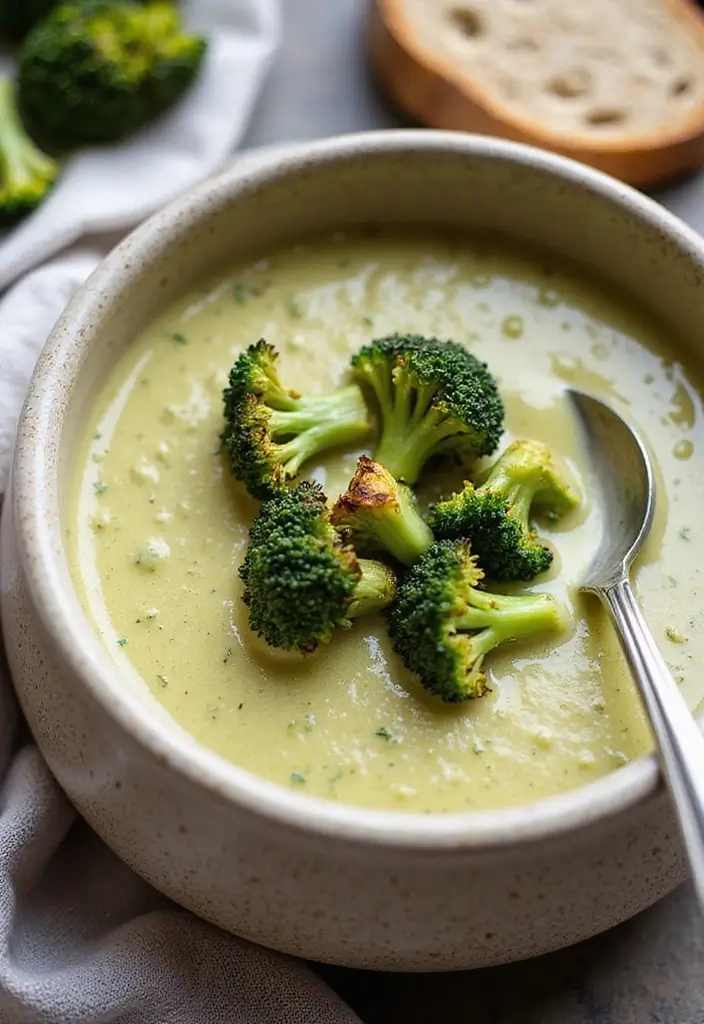 30 Blended Soup Recipes for Smooth Silky Comfort 22 30 Blended Soup Recipes for Smooth Silky Comfort - 4. Creamy Broccoli Soup