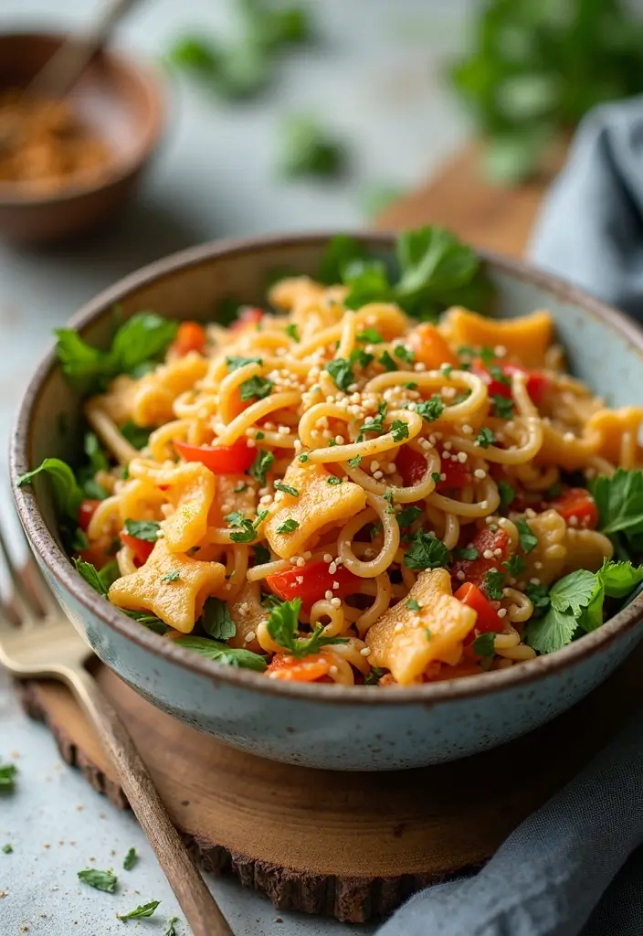 30 Bowtie Pasta Salad Recipes That Steal the Show - 11. Asian Noodle Bowtie Pasta Salad