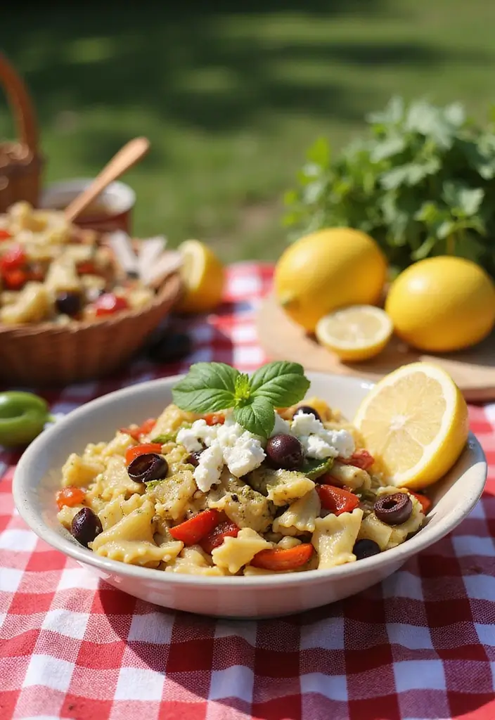 30 Bowtie Pasta Salad Recipes That Steal the Show - 2. Mediterranean Bowtie Pasta Salad