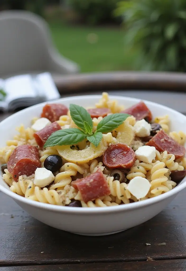 30 Bowtie Pasta Salad Recipes That Steal the Show - 22. Italian Cold Pasta Salad