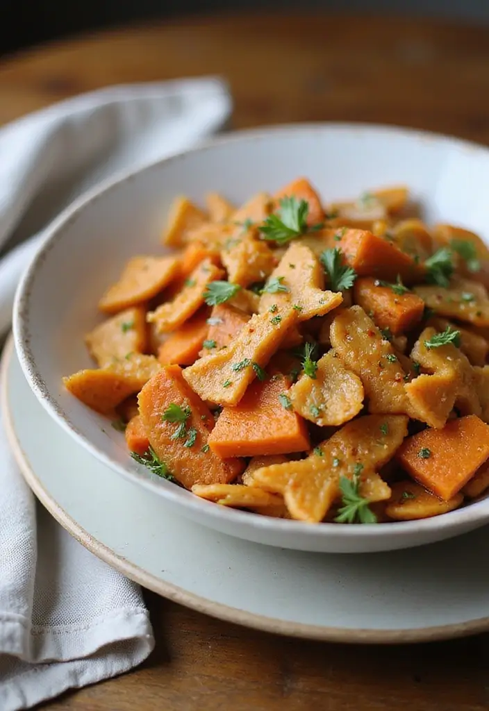 30 Bowtie Pasta Salad Recipes That Steal the Show - 26. Sweet Potato Bowtie Pasta Salad