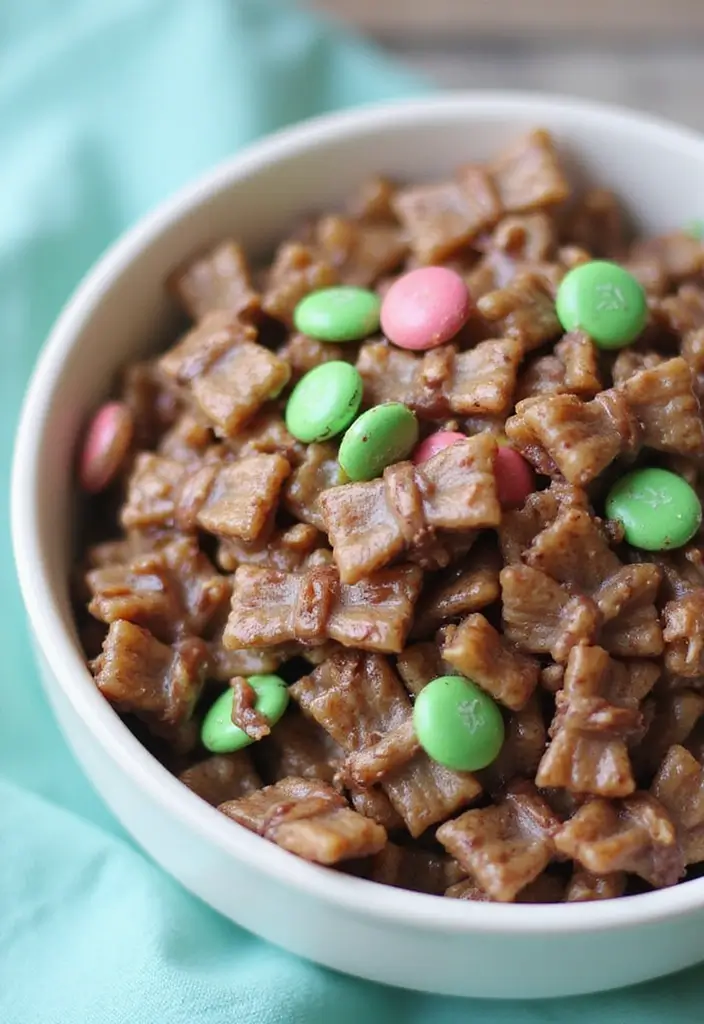 30 Bowtie Pasta Salad Recipes That Steal the Show - 30. Chocolate Mint Bowtie Pasta Salad