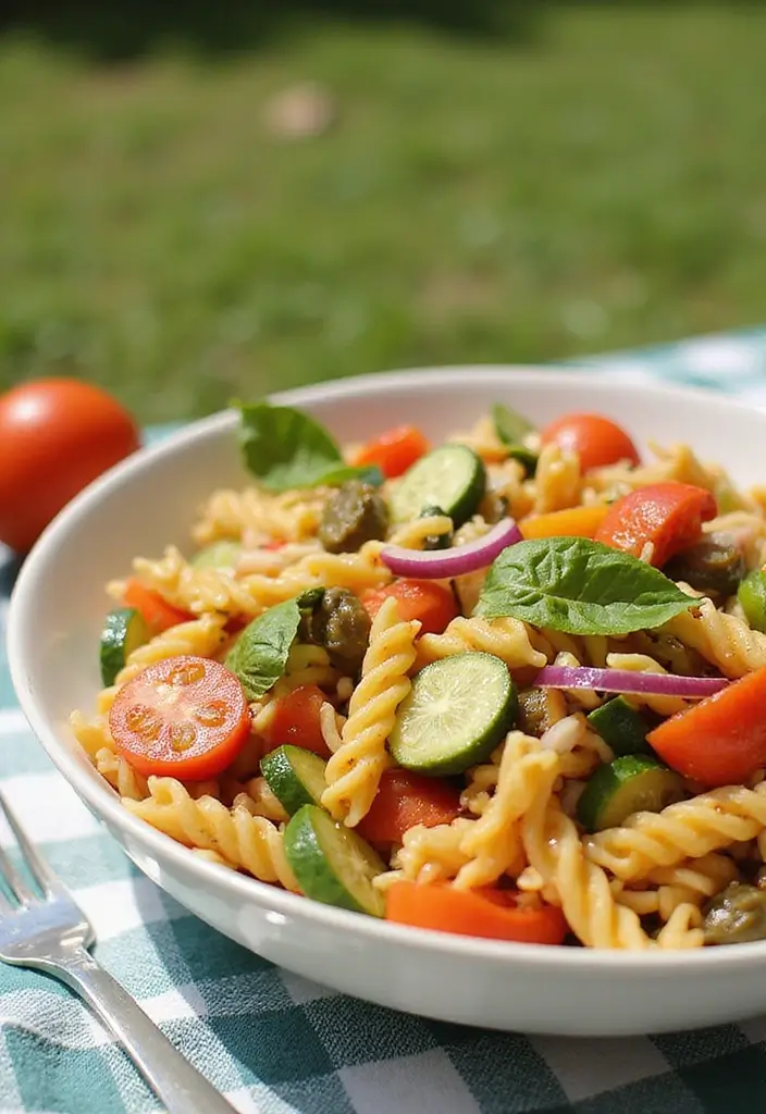 30 Bowtie Pasta Salad Recipes That Steal the Show - 8. Veggie Delight Bowtie Pasta Salad