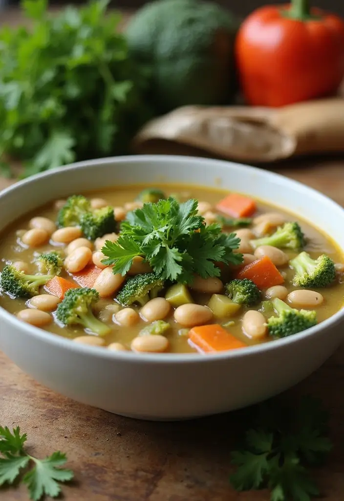 30 Broccoli Soup Recipes for Creamy Green Goodness 69 30 Broccoli Soup Recipes for Creamy Green Goodness - 11. Broccoli and Bean Soup