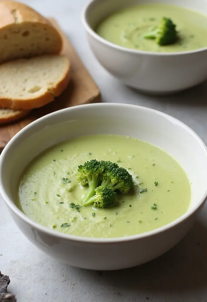 30 Broccoli Soup Recipes for Creamy Green Goodness 76 30 Broccoli Soup Recipes for Creamy Green Goodness - 12. Herbed Broccoli Soup