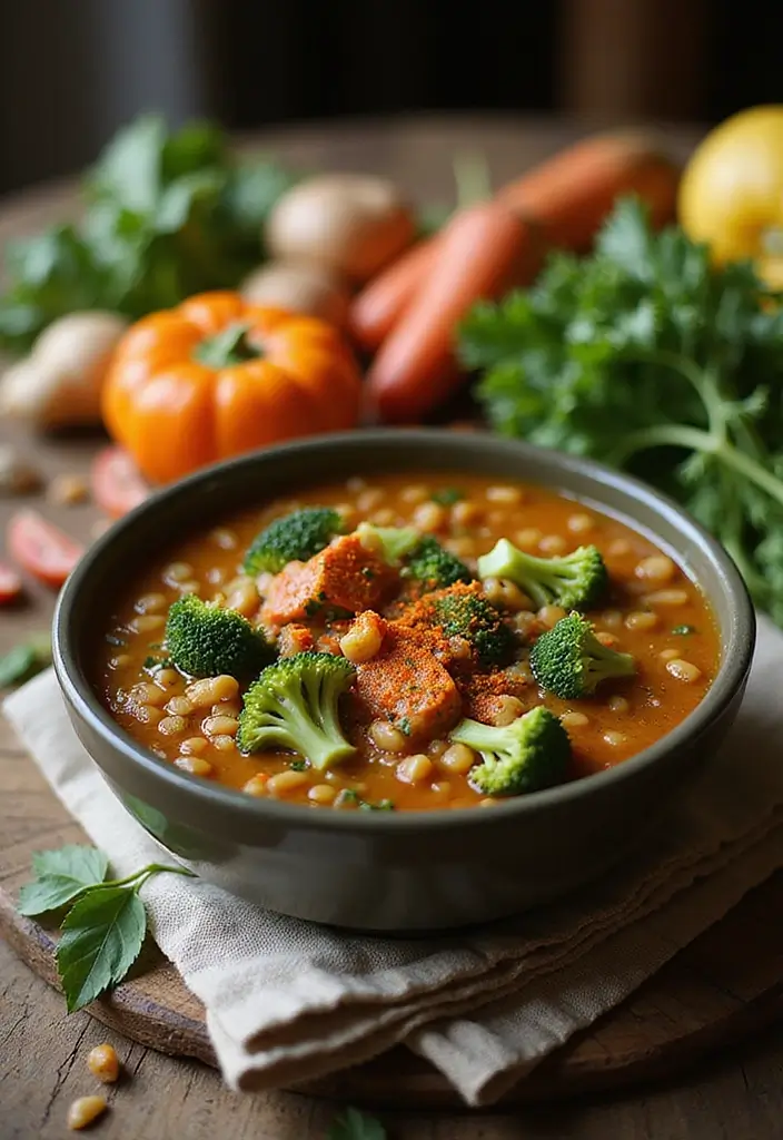 30 Broccoli Soup Recipes for Creamy Green Goodness 104 30 Broccoli Soup Recipes for Creamy Green Goodness - 16. Broccoli and Lentil Soup