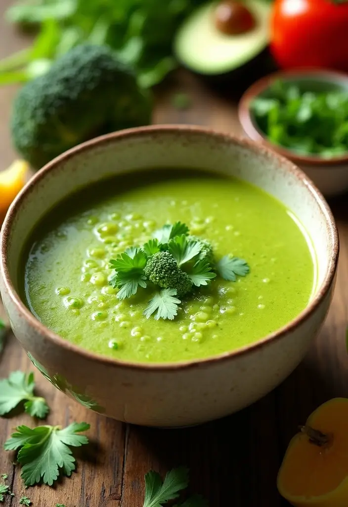 30 Broccoli Soup Recipes for Creamy Green Goodness 188 30 Broccoli Soup Recipes for Creamy Green Goodness - 28. Broccoli and Cilantro Soup
