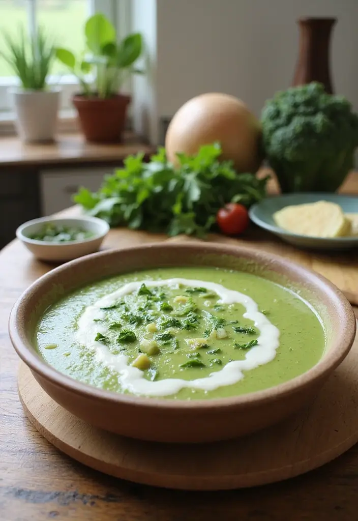 30 Broccoli Soup Recipes for Creamy Green Goodness 48 30 Broccoli Soup Recipes for Creamy Green Goodness - 8. Broccoli and Leek Soup