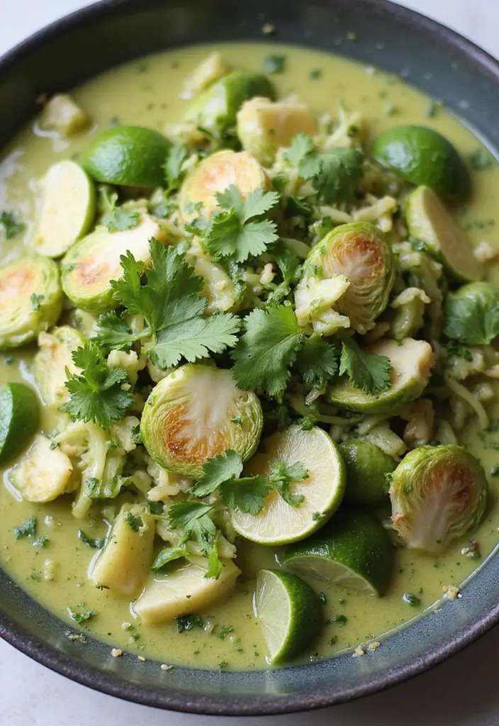 30 Brussels Sprout Salad Recipes for Crunchy Goodness - 19. Brussels Sprout Salad with Cilantro and Lime Dressing