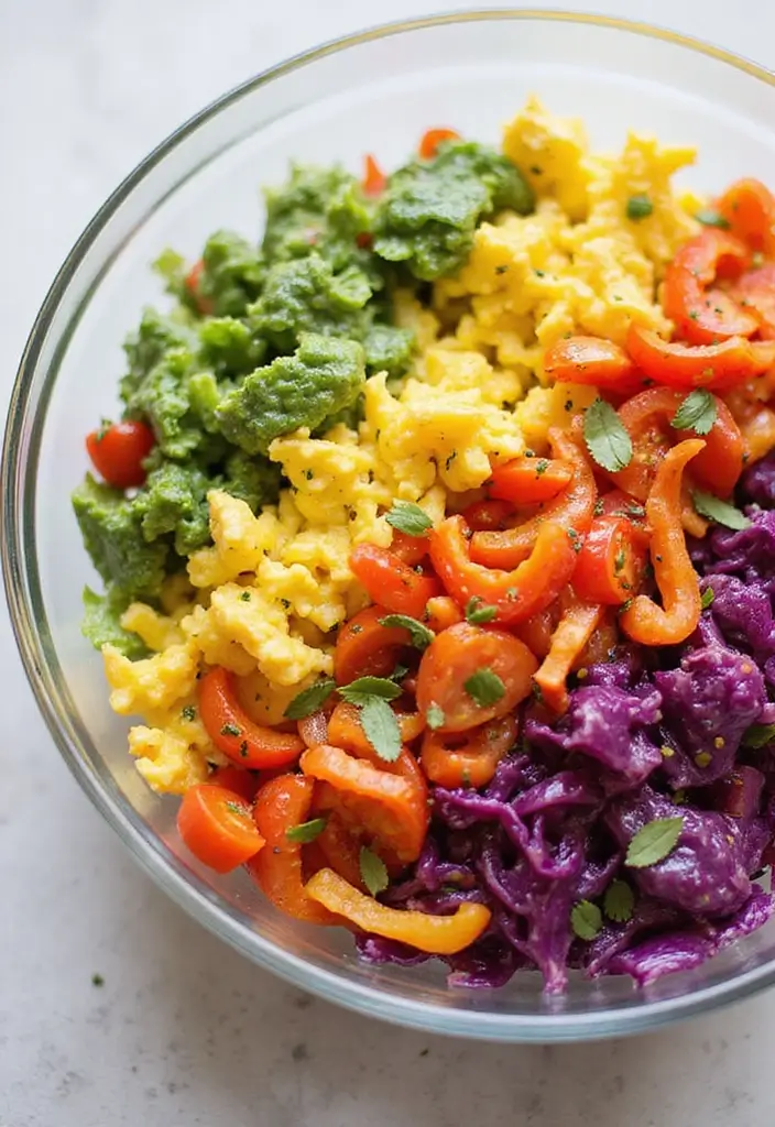 30 Cabbage Salad Recipes for a Light Crunchy Bite - 3. Rainbow Cabbage Salad