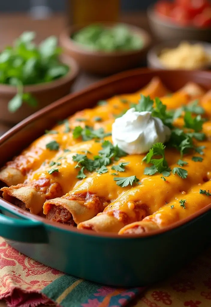 30 Campbell’s Soup Recipes You Can Make at Home - 13. Campbells Chicken Enchiladas