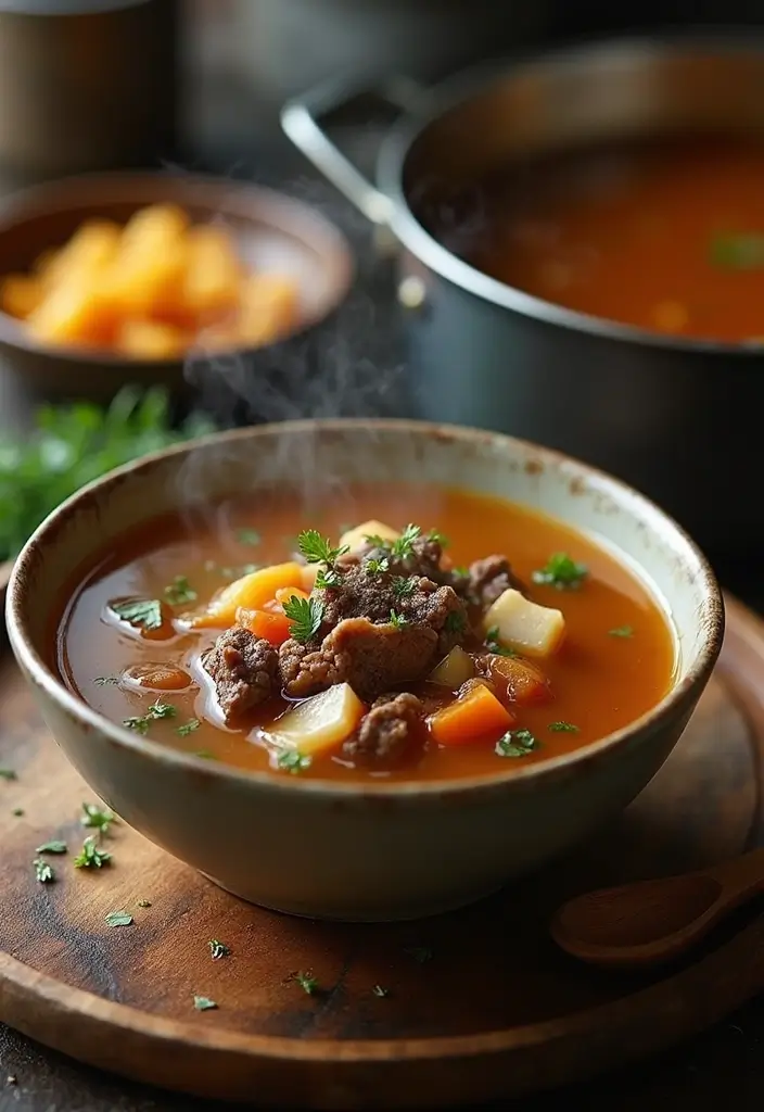 30 Carnivore Soup Recipes Packed with Protein - 1. Beef Bone Broth Soup