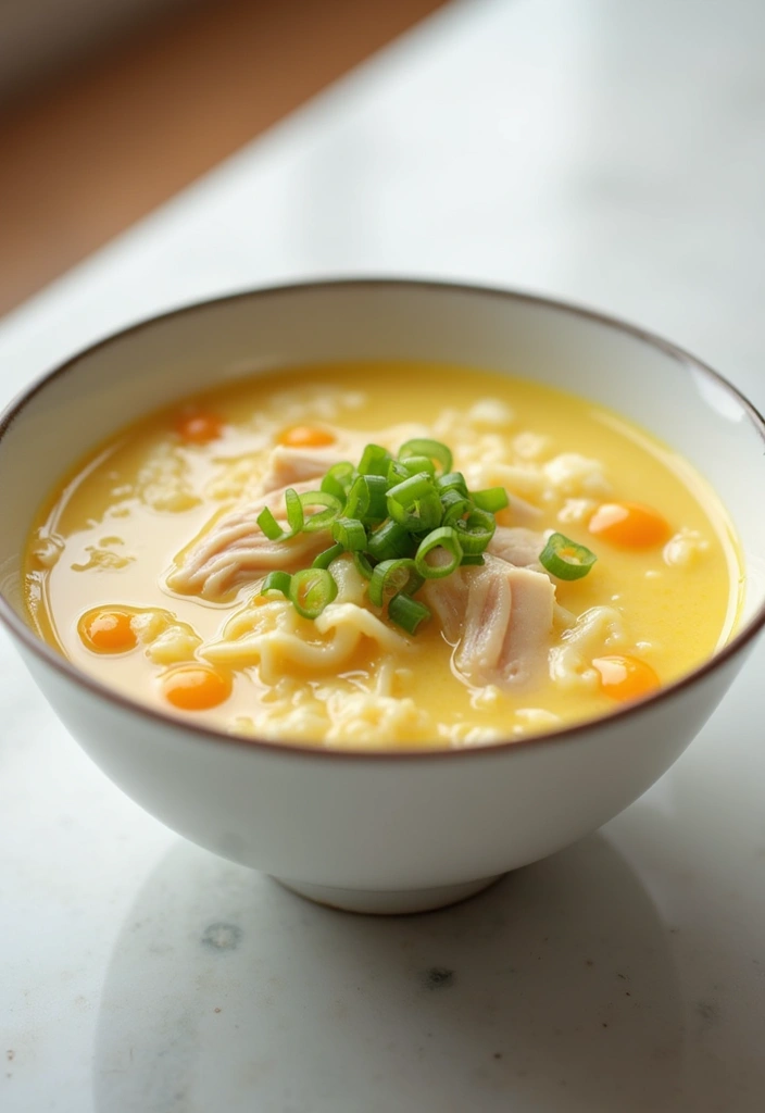 30 Carnivore Soup Recipes Packed with Protein - 11. Egg Drop Soup with Chicken