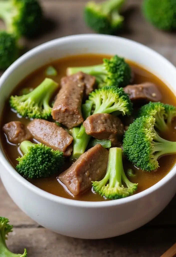 30 Carnivore Soup Recipes Packed with Protein - 15. Beef and Broccoli Soup