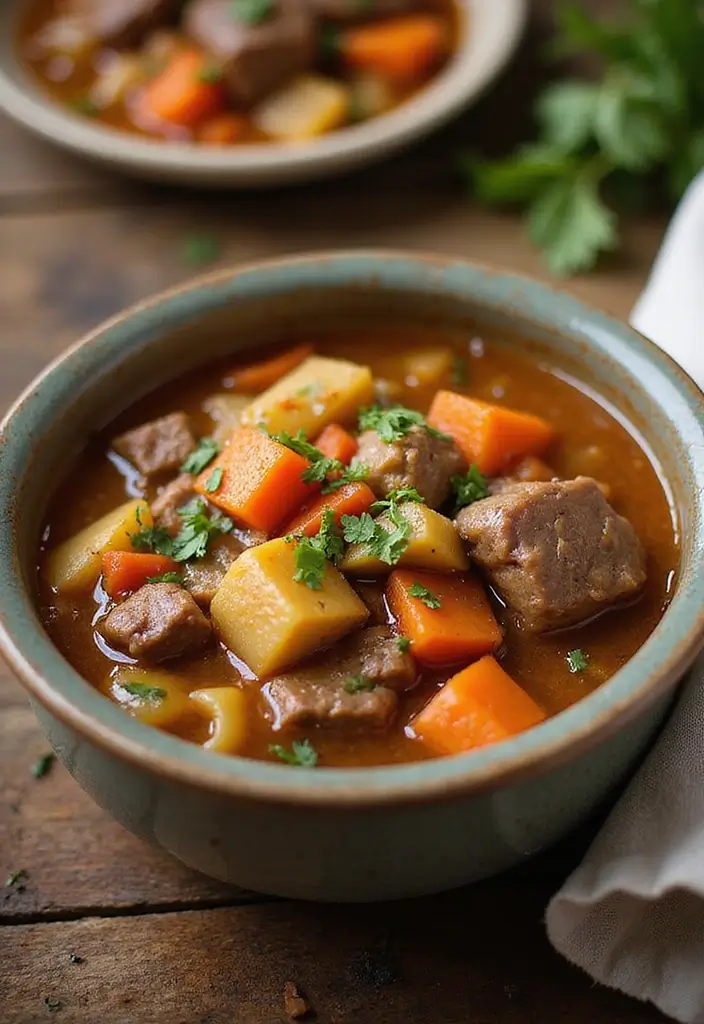 30 Carnivore Soup Recipes Packed with Protein - 21. Vegetable Beef Soup