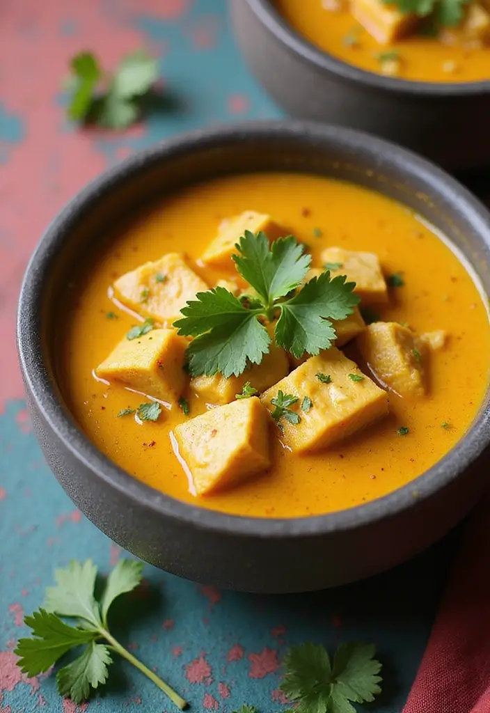 30 Carnivore Soup Recipes Packed with Protein - 23. Coconut Curry Chicken Soup