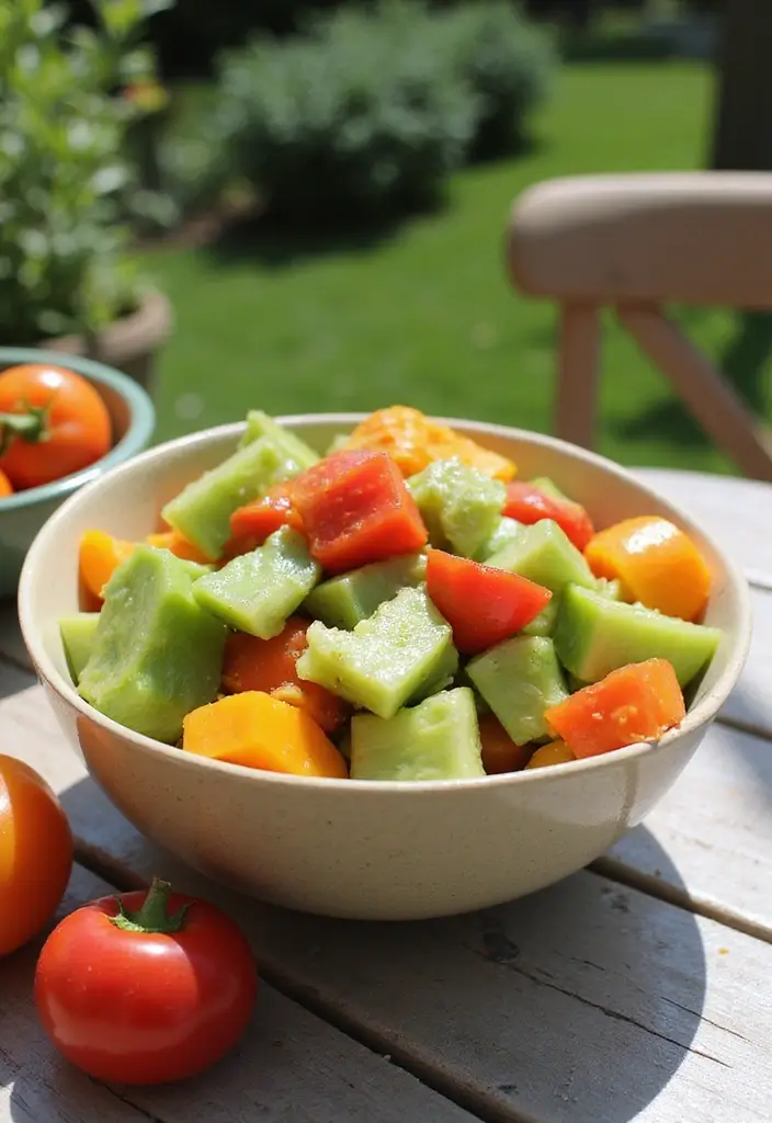 30 Celery Salad Recipes That Are Crisp and Refreshing - 11. Celery and Bell Pepper Salad