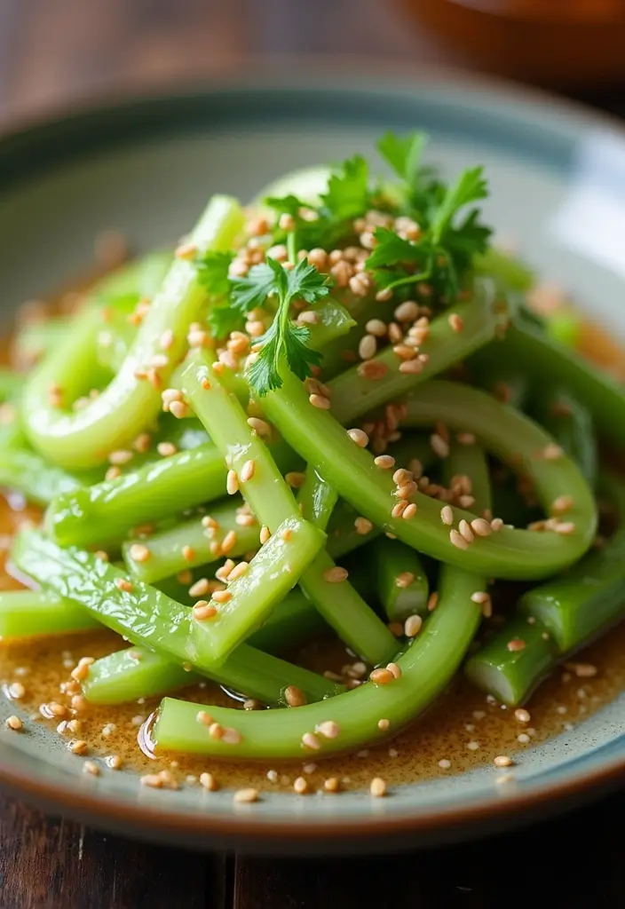 30 Celery Salad Recipes That Are Crisp and Refreshing - 6. Asian Celery Salad