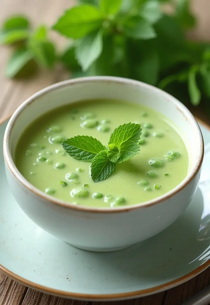 30 Cheap Soup Recipes That Taste Surprisingly Gourmet 101 30 Cheap Soup Recipes That Taste Surprisingly Gourmet - 17. Pea and Mint Soup