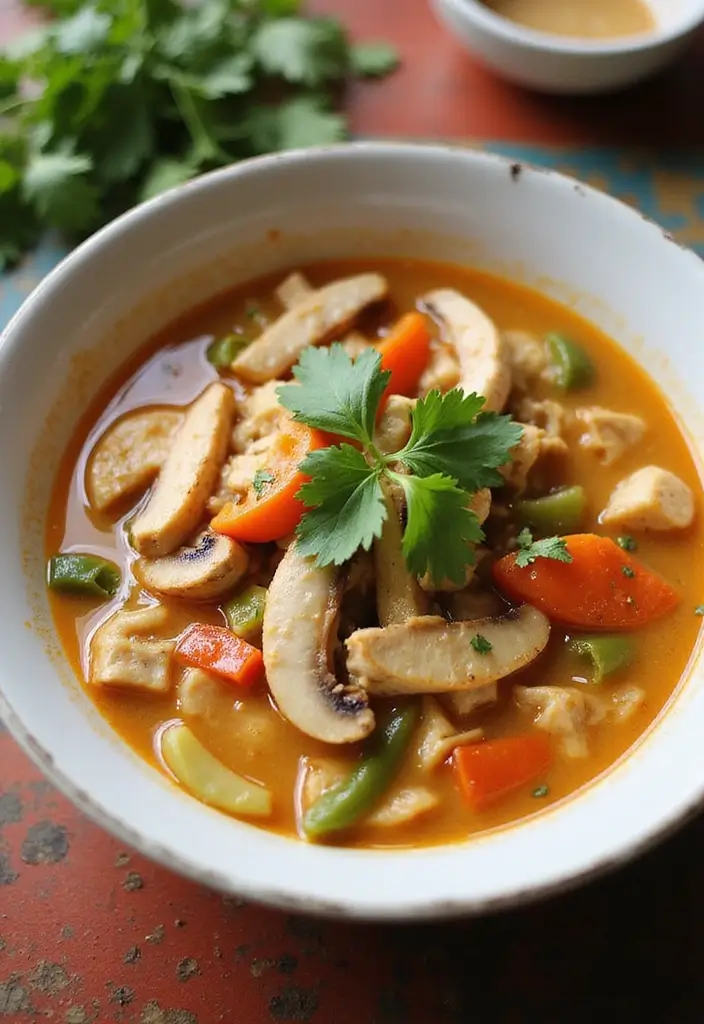 30 Cheap Soup Recipes That Taste Surprisingly Gourmet 20 30 Cheap Soup Recipes That Taste Surprisingly Gourmet - 4. Thai Coconut Chicken Soup
